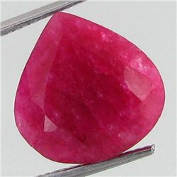 6.18ct African Ruby Pear Cut (GEM-37172)
