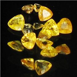 1ct Yellow Sapphire Trillion Parcel (GEM-40998)