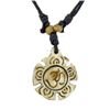 Tibet Handcarved Bone Pendant Necklace (ANT-869)