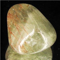 71.9ct Tourmaline Rutilated Quartz Freeform Cabochon (GEM-33873)