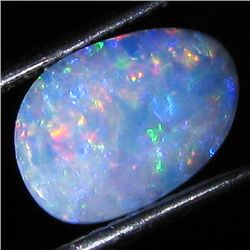 1.67ct Australian Black Opal Doublet Full Fire (GEM-36133)