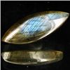 Image 1 : 12.43ct RARE Translucent Labradorite Cabochon  (GEM-39240)