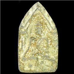 Vintage Thai Buddha Bronze Amulet (ANT-1869)