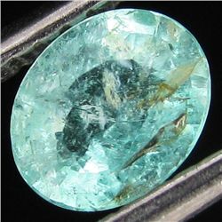 0.5ct Blue Green Cuprian Tourmaline Oval (GEM-29917B)
