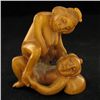 Handcarved Chinese Boxwood Kamasutra Netsuke (ANT-1788)