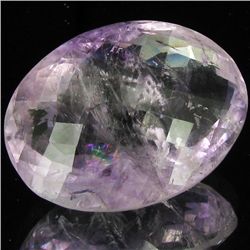 92.7ct Untreated Natural Purple Amethyst Oval (GEM-39130)