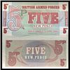 1972 5 Pence Military Note Crisp Uncirculated (CUR-06070)