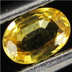 0.24ct Golden Yellow Sapphire Oval (GEM-10379H)