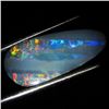 3.65ct Australian Black Opal Doublet Full Fire (GEM-36570)