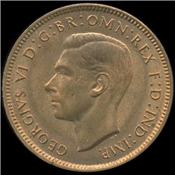1943 Britian 1/4p MS65/66 (COI-8850)