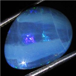 4.94ct Australian Black Opal Doublet Full Fire (GEM-35960)