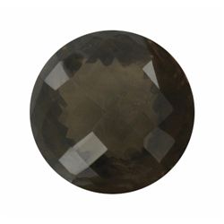 250ct Jumbo Checker Cut Smoky Quartz Gem  (GEM-20685)