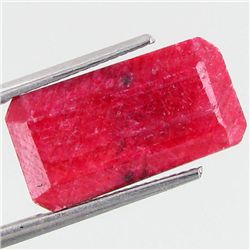 14.19ct African Ruby Rectangle Cut (GEM-37062)