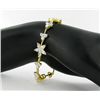 Image 3 : 50twc Lab Diamond 22k Gold Vermeil Bracelet (JEW-2348)