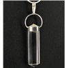 Image 1 : 35ct Optical Quartz Clear Crystal Pendant With Sterling (JEW-1720)