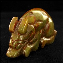 Antique Chinese Hongsan Jade Netsuke (ANT-1656)