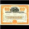 1960s Ronson Stock Certificate Scarce Orange (COI-3354)