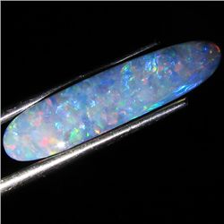 5.6ct Australian Black Opal Doublet Full Fire (GEM-36436)