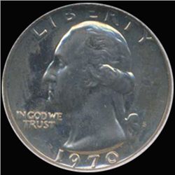 1970S Washington 25c Quarter Coin GEM Proof Cameo (COI-6862)