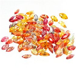 1.02ct Mixed Color Sapphire Marquis Cut Parcel (GEM-38007)