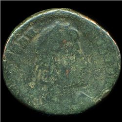 300AD Roman Bronze Coin Higher Grade (COI-9595)