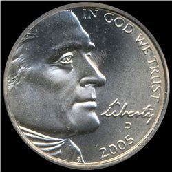 2005D Jeff 5c Graded MS69 (COI-9750)