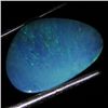 2.5ct Australian Black Opal Doublet Full Fire (GEM-36478)
