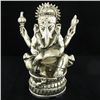 Image 1 : India Nickel Plated Ganesh Temple Piece (CLB-878)