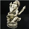 Image 3 : India Nickel Plated Ganesh Temple Piece (CLB-878)