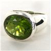 Image 2 : 68.72twc Peridot Sterling Ring (JEW-2816)