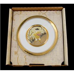 Japanese Gilded Chokin Collector Plate (ANT-1724)