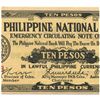 1941 Philippines 10 P Guerrilla Note WW2  (COI-960)
