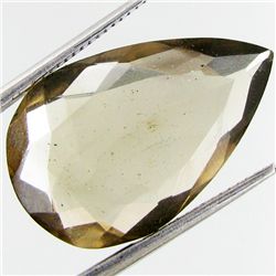 12.35ct Smokey Quartz Pear (GEM-39032)