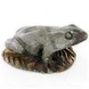 665ct Handcarved Zimbabwe Serpentine Frog (MIN-000071)