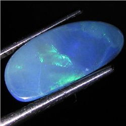 2.27ct Australian Black Opal Doublet Full Fire (GEM-35819)