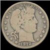 1912D Barber Half Better Grade (COI-8008)