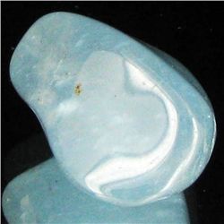 22.4ct Strong Blue Freeform Aquamarine Cabochon (GEM-33708)