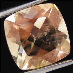 5.10ct Clear Champagne Oregon Sunstone Cushion (GEM-31042)