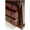 Image 4 : MINIATURE CHEST OF DRAWERS.