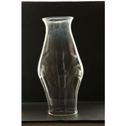 GLASS HURRICANE SHADE.