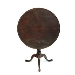QUEEN ANNE TILT-TOP TEA TABLE.