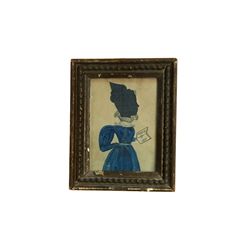 SILHOUETTE OF A GIRL.