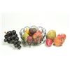 Image 1 : GROUP OF STONE FRUIT IN WIRE BASKET.