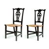 Image 1 : PAIR OF CHIPPENDALE SIDE CHAIRS.