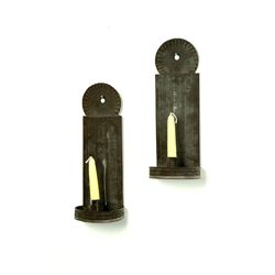 PAIR OF CANDLE SCONCES.