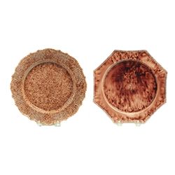 TWO WHIELDON PLATES.