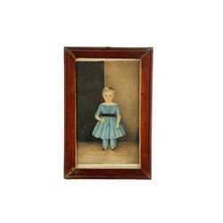 PORTRAIT OF A YOUNG BOY (NEW ENGLAND, MID 19TH CENTURY).