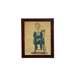 PORTRAIT OF WILLIAM H. JACOBS (AMERICAN SCHOOL, MID 19TH CENTURY).