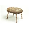 Image 1 : DECORATED FOOTSTOOL.