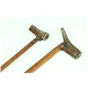 Image 6 : THREE FOLK ART CANES.